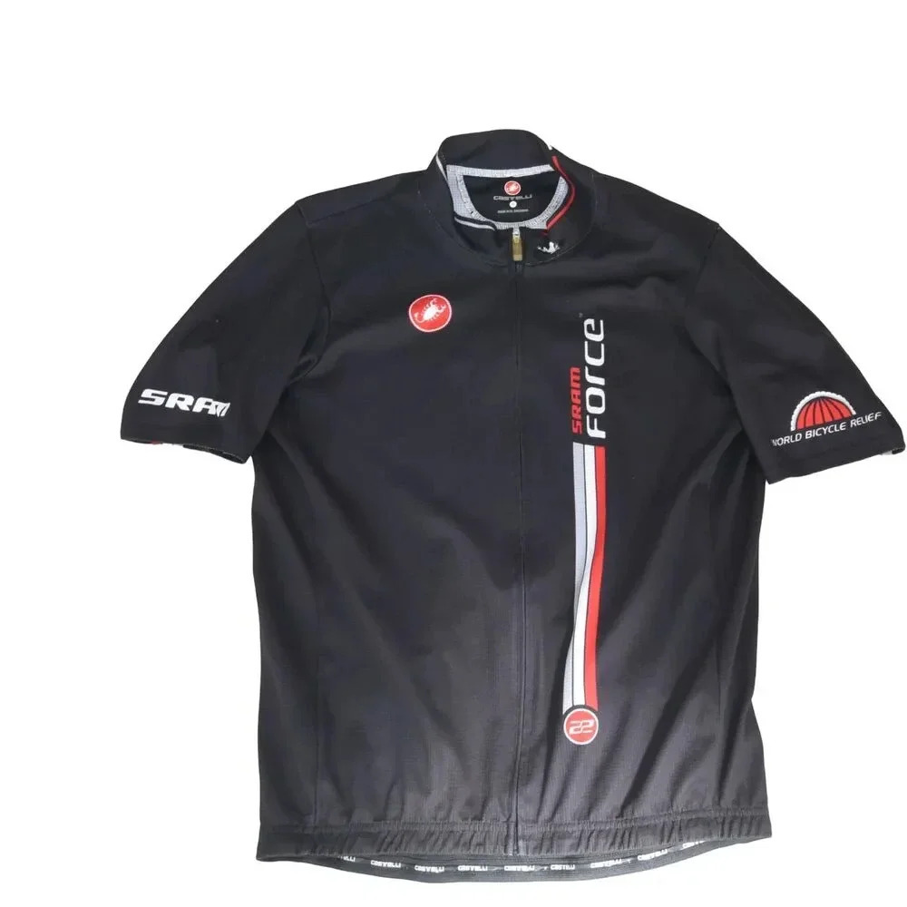 Castrelli X SRAM X World Bicycle Relief Women's Cycling Jersey Black Vest XL